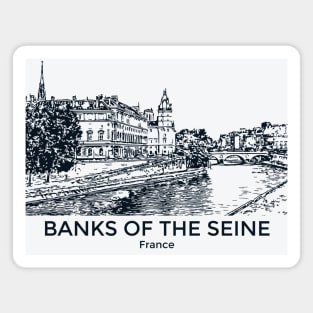Banks of the Seine - France Magnet